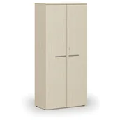 Szafy biurowe - Szafa biurowa z drzwiami PRIMO WOOD, 1781 x 800 x 420 mm, brzoza - miniaturka - grafika 1