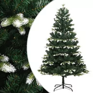 Choinki - vidaXL Sztuczna choinka zawiasowa, ośnieżona, 240 cm - miniaturka - grafika 1
