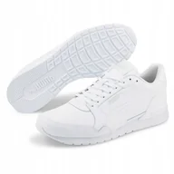 Buty sportowe męskie - Buty męskie sportowe Puma St Runner 384855 10 białe 42.5 - miniaturka - grafika 1