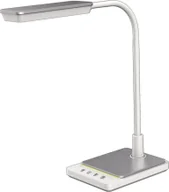 Lampy stojące - Biała nowoczesna lampka biurowa dotykowa - S256 Efos - miniaturka - grafika 1
