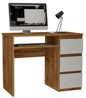 Biurka - Biurko Pari 3 Wotan Biały - miniaturka - grafika 1