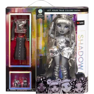 MGA Rainbow High Shadow High Lalka Luna Madison (583530) - Lalki dla dziewczynek - miniaturka - grafika 2