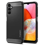 Etui i futerały do telefonów - SPIGEN Rugged Armor do Samsung Galaxy A14 4G Czarny - miniaturka - grafika 1
