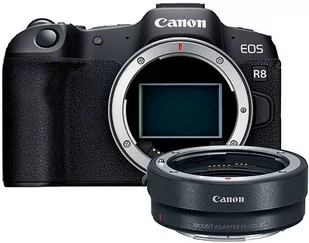 Canon EOS R8 Body + adapter EF-EOS R - Aparaty Cyfrowe - miniaturka - grafika 1
