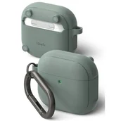 Akcesoria do słuchawek - Etui na słuchawki RINGKE Onyx Magnetic MagSafe do Apple Airpods 4 Zielony - miniaturka - grafika 1