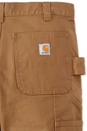 Spodnie sportowe męskie - Spodnie Carhartt Stretch Duck Double Front Brown - miniaturka - grafika 1