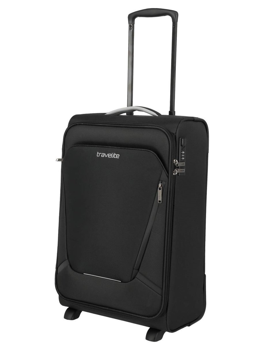 Walizka kabinowa Travelite Jetpack Slim 2W Cabin - black