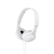 Słuchawki - Sony MDR-ZX110W białe - miniaturka - grafika 1