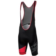 Spodenki rowerowe - Spodenki rowerowe KROSS Rubble Bib Sho ( S) Czarno-czerwony - miniaturka - grafika 1