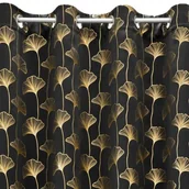 Zasłony - Euro Firany Zasłona Dekoracyjna Blackout Clara3 Czar 135x250 1207482 - miniaturka - grafika 1