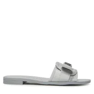 Klapki i japonki damskie - Klapki Guess FLJELYLEL19 Srebrny - miniaturka - grafika 1