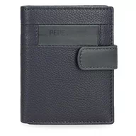Portfele - Pepe Jeans Checkbox Portfel pionowy z zamknięciem niebieski 8.5x10,5x1 cms Skóra, niebieski, Talla única, Portfolio pionowe z zamknięciem kliknięcia - miniaturka - grafika 1