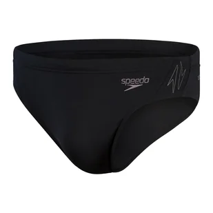 Męskie Kąpielówki SPEEDO HYPERBOOM SPL 7CM BRF AM 8-00301715146 – Czarny - Kąpielówki męskie - miniaturka - grafika 1