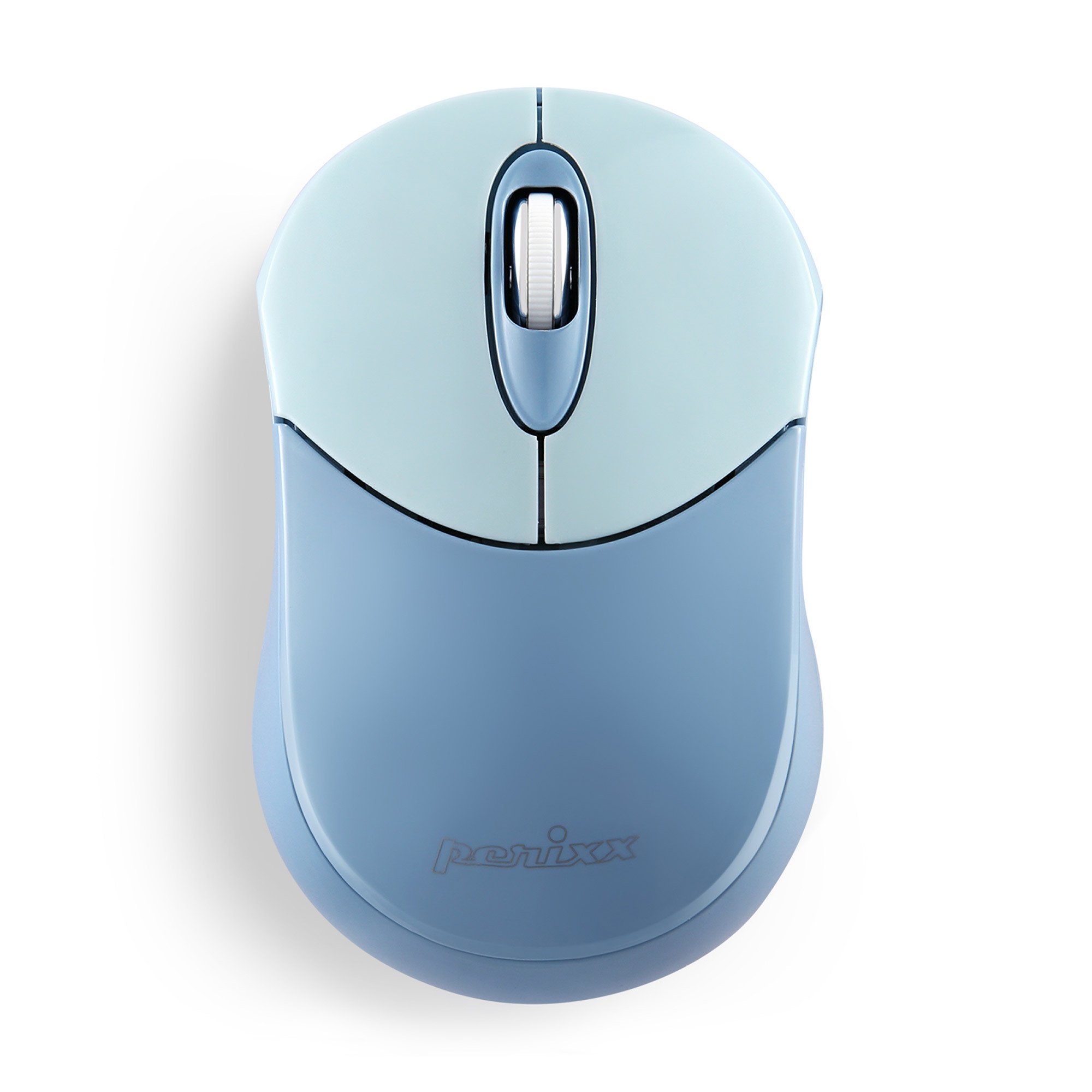 Perixx Perixx PERIMICE-802BL, Bluetooth mouse for PC and tablet, cordless, blue