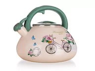 Czajniki na gaz - Czajnik emaliowany Romantic Ride róże 3L - miniaturka - grafika 1