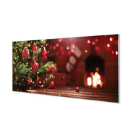 Bombki - Szklana płyta Bombki choinka prezenty 120x60 cm - miniaturka - grafika 1