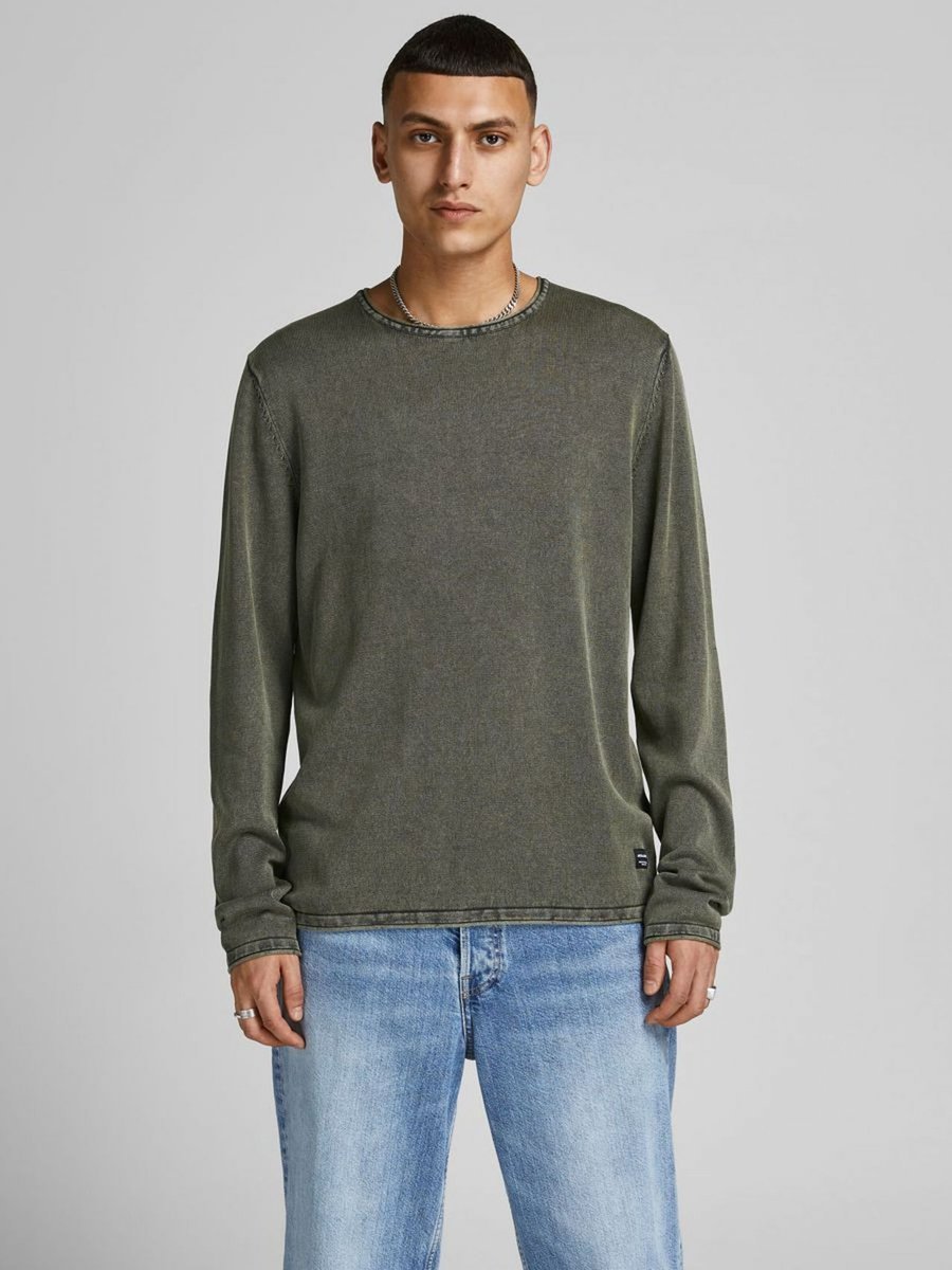 maglie uomo jack and jones 12174001 leo dusty olive
