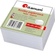 Gadżety  do biura - Titanum, kostka papierowa, biała, mała - miniaturka - grafika 1