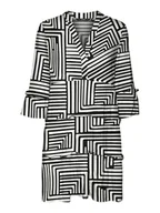 Sukienki - Vero Moda Sukienka w kolorze biało-czarnym - miniaturka - grafika 1