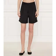 Spodenki damskie - Tommy Hilfiger Szorty Regular Fit z dodatkiem lnu - miniaturka - grafika 1