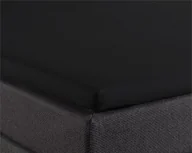 Prześcieradła - Prześcieradło na gumce, dzielone - bawełna k. czarny 160 x 220 - miniaturka - grafika 1