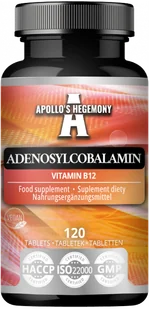 APOLLO'S HEGEMONY ADENOSYLCOBALAMIN WITAMINA B12 120 TABLETEK - Witaminy i minerały - miniaturka - grafika 1