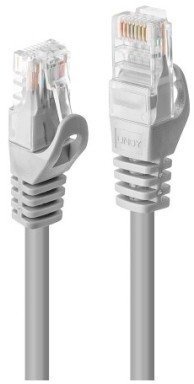 Lindy Kabel sieciowy kat.5e U/UTP 3 m, szary, 50 szt.
