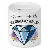 Skarbonki - Dla Sexworkerki Skarbonka na Urodziny Na Prezent z Nadrukiem ze Zdjęciem + Opakowanie na prezent (wzór 02) - miniaturka - grafika 1