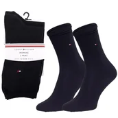 Skarpetki damskie - Tommy Hilfiger Skarpety Skarpetki 2P Black 371221 200 39-42 - miniaturka - grafika 1