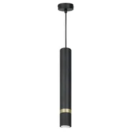 Lampy sufitowe - Lampa wisząca JOKER czarno złota tuba MLP9666 Milagro // Rabaty w koszyku i  od 299zł ! - miniaturka - grafika 1