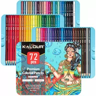 Kredki, ołówki, pastele i pisaki - Kalour, Kredki  72 ołówkowe premium - miniaturka - grafika 1
