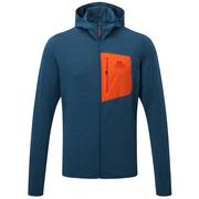 Męska bluza Mountain Equipment Lumiko Hooded Jacket Ombre Rozmiar: XL / Kolor: niebieski/pomarańczowy