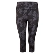Spodnie sportowe damskie - Legginsy damskie 3/4 Dare 2b Influential 3/4 Rozmiar: XS / Kolor: czarny/niebieski - miniaturka - grafika 1