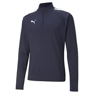Bluzy męskie - PUMA PUMA Bluza męska Teamliga 14 Zip Top Peacoat-Puma White m 657236 - miniaturka - grafika 1