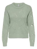 Swetry damskie - ONLY Sweter w kolorze miętowym - miniaturka - grafika 1
