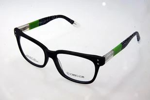 Oprawki korekcyjne Lorenzo Conti B796 C2 czarno-zielone - Okulary korekcyjne, oprawki, szkła - miniaturka - grafika 1