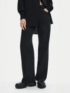 Spodnie damskie - Desigual Jeansy Beneida 24WWDD58 Czarny Straight Fit - miniaturka - grafika 1