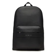Plecaki - Plecak Tommy Hilfiger Business Leather Backpack AM0AM12491 Czarny - miniaturka - grafika 1