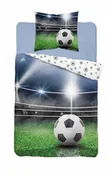 Pościel dla dzieci - Pościel bawełniana dziecięca 160x200 5155a piłka nożna - miniaturka - grafika 1