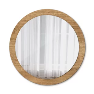 Ścienne Lustro Łazienkowe Tekstura drewna 90cm - Lustra - miniaturka - grafika 1
