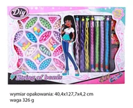 Dekoratorstwo - Zestaw koralików do tworzenia bransoletek i ozdób do włosów - miniaturka - grafika 1