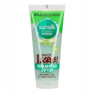 Szampony do włosów - Szampon Detox SCRUB w 1 Min z Aloesem SUNSILK 200ml – świeżość i odżywienie - miniaturka - grafika 1