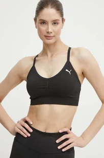 Puma biustonosz sportowy Move Shapelux kolor czarny gładki 524362 - Bielizna sportowa damska - miniaturka - grafika 1
