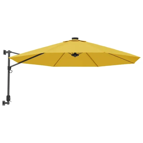 Parasol ścienny UV 290x114cm żółty