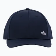 Czapki damskie - Czapka z daszkiem męska Alpha Industries Metal Label rep blue/chrome WYSYŁKA W 24H 30 DNI NA ZWROT - miniaturka - grafika 1