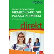 PONS. Szkolny słownik niemiecko-polski polsko-niemiecki direkt - Książki do nauki języka niemieckiego - miniaturka - grafika 1