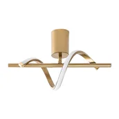 Lampy sufitowe - Lampa sufitowa LED w kolorze złota ø 7 cm Likma – Opviq lights - miniaturka - grafika 1