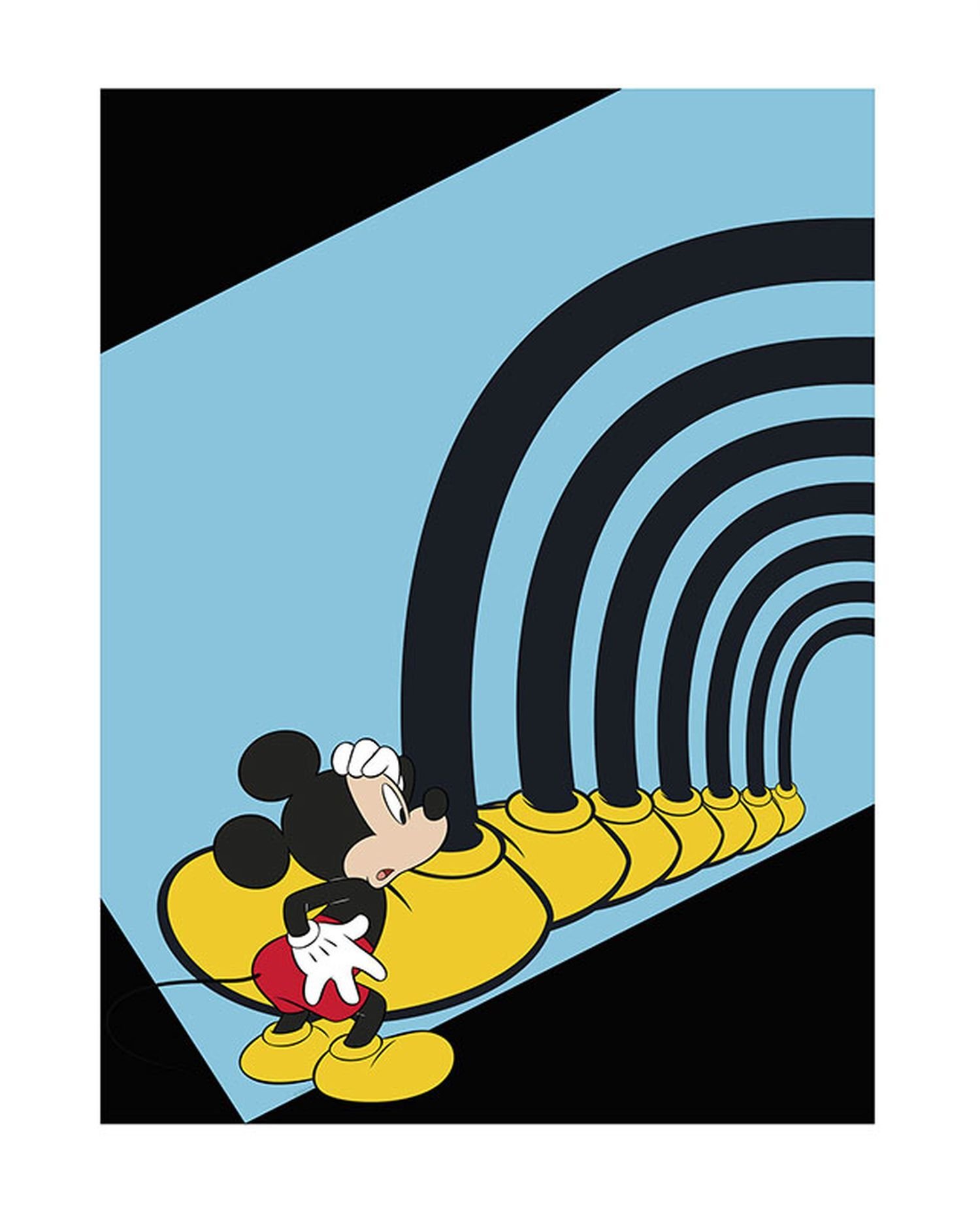 Disney plakat Myszka Miki wielokolorowym - 610114 - 40 x 50 cm