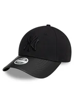 Czapki i chusty sportowe męskie - New Era Czapka z daszkiem New York Yankees Pu Visor 9Forty 60595388 Czarny - miniaturka - grafika 1
