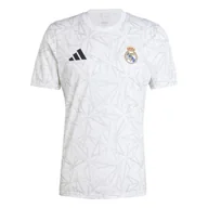 Koszulki sportowe męskie - Męska Koszulka ADIDAS REAL PRESHI IT5101 – Biały - miniaturka - grafika 1